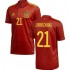 Camisola Espanha Oyarzabal 21 Equipamento Primeiro Euro 2020 Manga Curta